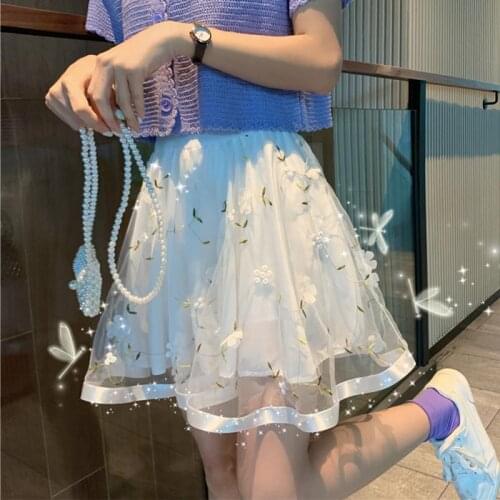 QWEEK Womens Summer Skirts