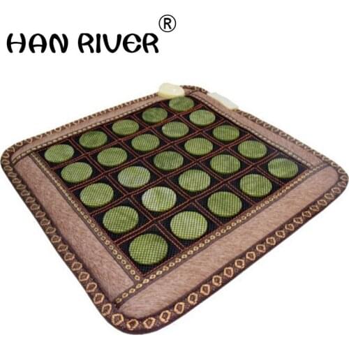 Plumbing electric pad thickening jade cushion pad summer cooling mat office chair cushion 45 * 45 cm