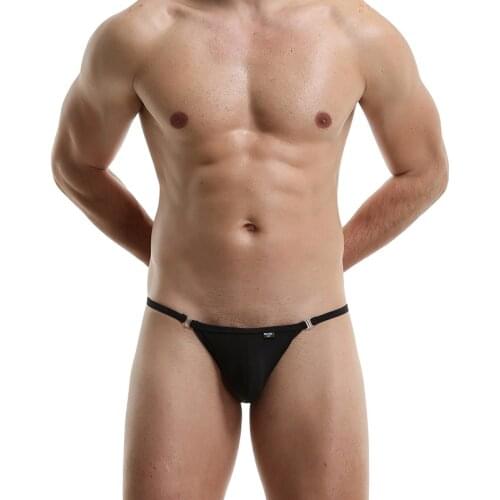 Sexy Mens Briefs Intimate Panties Transparent Underwear Breathable Low Waist U Convex Pouch Underpants Cueca Calzoncillo M-3XL