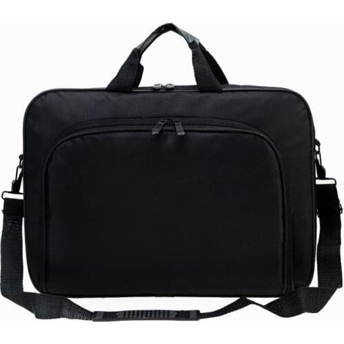 Water Proof Simple Business Men Briefcases Nylon Computer Bag Portable Handbags Zipper Messenger Bags For Laptop