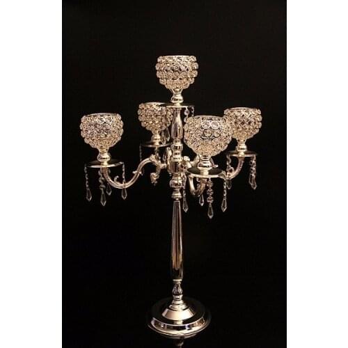 65cm tall ) )Glass Crystal Candlestick Holder GLass Crystal Candle Holder acrylic Crystal Candleholders senyu0732