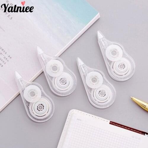 Yatniee 2pcs/pack Stationery Correction Tape Roller For Students Creative White Sticker Tape School Office Supplies