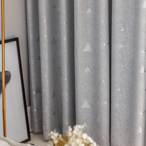 Dreamwood New Arrived Modern Design Thickening Jacquard Finished Blackout Curtains For Living Room Customized Bedroom Curtains