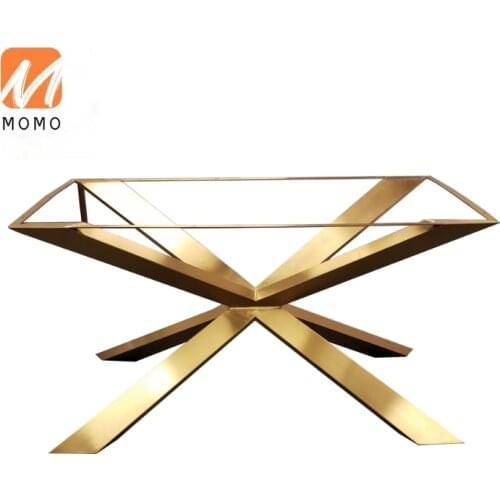 Factory Price Stainless Table With Square Legs Furniture Leg 40 Inch Table Legs Gold Stainless Steel Metal Dining Furniture Base