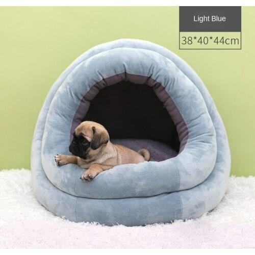 Kennel Winter Warm Removable Washable Teddy Dog Fighting Bed Small Large Dog Cat Nest Four Seasons Universal Pet Supplies