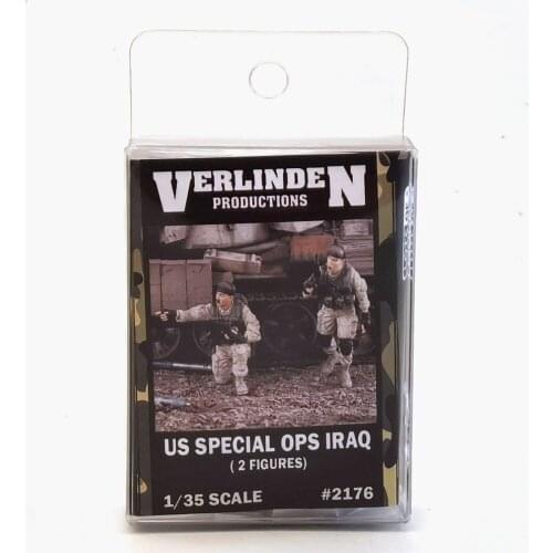 1/35 US Special Forces Soldiers in Iraq (2 Figures/Set) VERLINDEN #2176 Resin Kits Unassembled Uncolored
