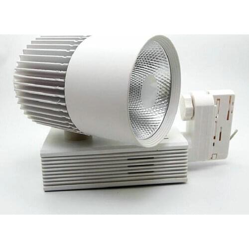 2wire 3wire 4wire 40W Rail track fixture COB Rail spotlight led track light Guide rail track Warm white light