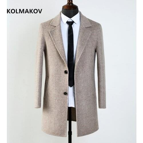 2020 new arrival 80% wool trench coat men,mens high quality Business Casual jackets , wool coat men,plus-size S-XXXL