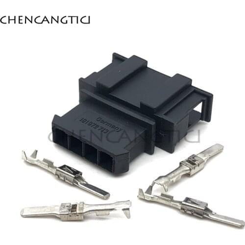 2 Sets 4 Pin Way VW Golf 6 Taillights Socket Plug Automobile Wire Harness 2.8 MM Connector 191972714 191 972 714