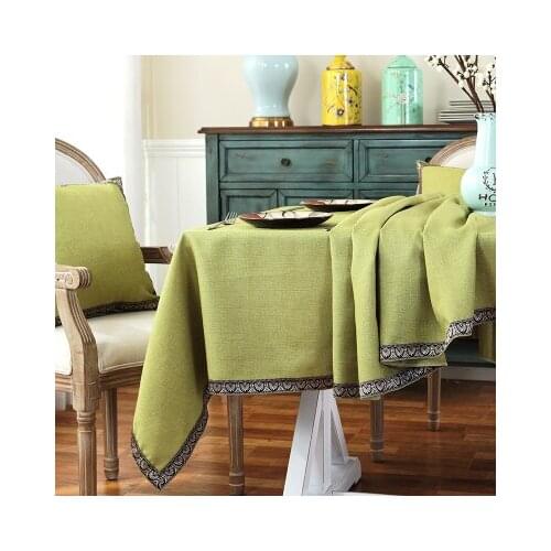 Decorative Table Cloth Cotton Linen Tablecloth Rectangular Tablecloths Dining Table Cover Obrus Tafelkleed mantel mesa nappe