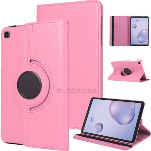 For Samsung Galaxy Tab S6 Lite 10.4 2020 Case 360 Degree Rotating Stand for Galaxy Tab 10.4 inch Tablet SM-P610/P615 Smart Cover
