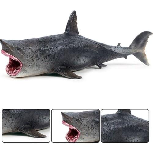 K1KC Sea Life Megalodon Model Action Figure PVC Ocean Animal Educational Learning Toy For Kid Gift