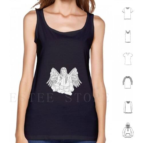 Angel 1 Tank Tops Vest Angel Cool Graphic Funny Fly Flying Wing Winged Angels Celestial Angelic Spiritual Supernatural