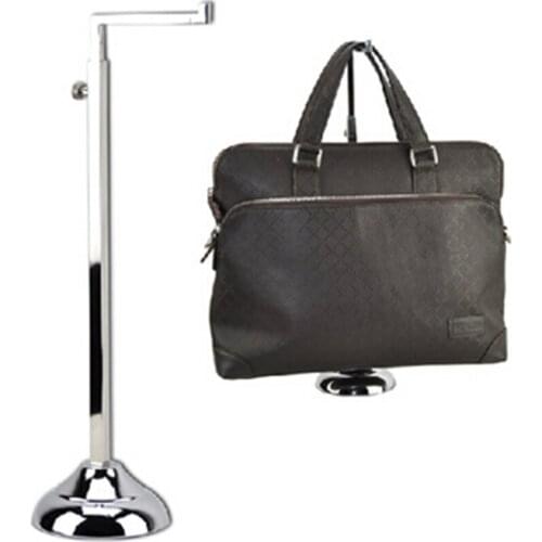 Fashion Metal Mirror Polished bag display handbag stand rack Free shipping RSI007-Mirror bag holder rack