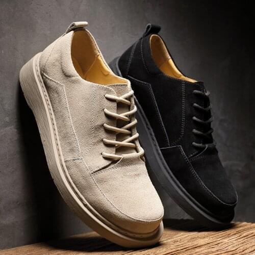 Male suede Leather Classic Formal Shoes Men Dress Shoes Male Wedding Office Business Shoes 2021 New