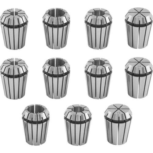 ER25 collet set 11 pcs from 3mm to 16mm for CNC milling lathe tool and spindle motor