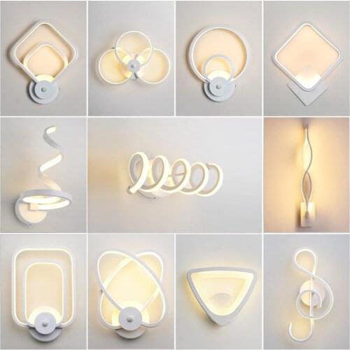 Nordic led crystal wandlamp mirror light wall lamp home deco dinging room lamp