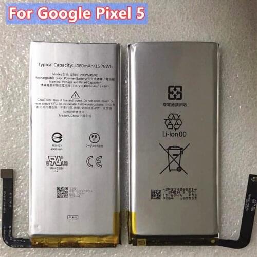 New Original High Quality 4080mAh GTB1F 3800mAh G025A-B Battery For Google Pixel 5 XL 5XL
