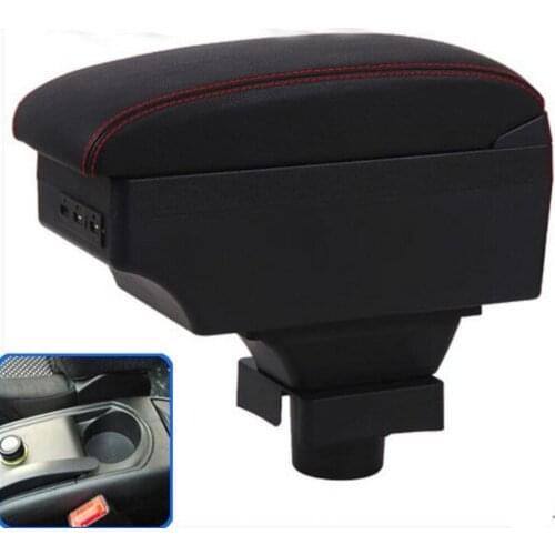For Citoren C4 armrest box universal car center console modification accessories double raised with USB