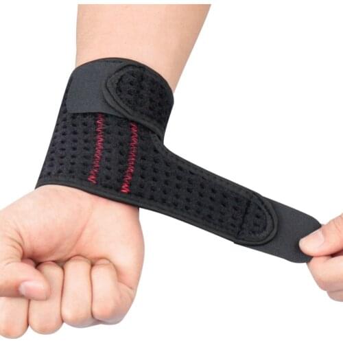 Adjustable Soft Wristbands Wrist Support Bracers For Gym Sport Basketball Carpal Protector Breathable Wrap Band Strap Support CE