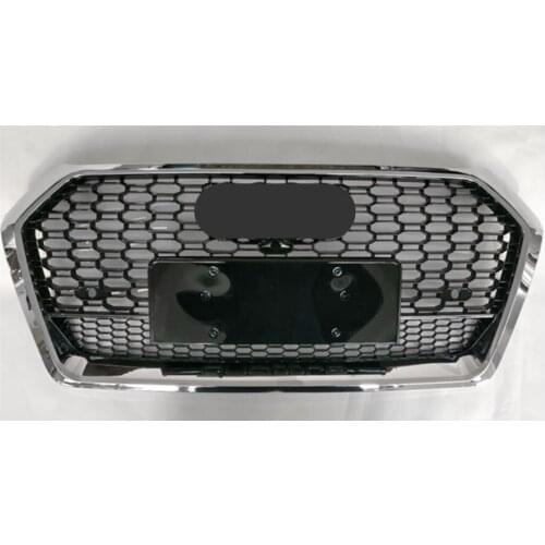 Front Bumper Grille Front Bumper Grill Center Grille Gloss Black for Audi Q5 2018-2020 (Refit for RSQ5 Style) car accessories