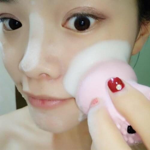 Silicone face wash brush cleansing milk wash skin care octopus soft electric silicone spine face h super face wash tool TSLM1