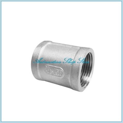 Water connection Female Threaded Coupling F/F Stainless Steel SS304 Couple Pipe Fittings