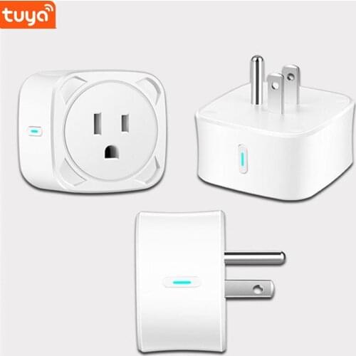 Smart Plug Power Socket 16A Tuya Wifi Switch Outlet Socket US Socket Electricity Statistics Charging Countdown Voice Control