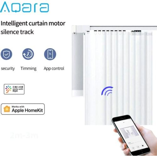 Aqara Smart motorized curtain track Wireless Remote Control ZigBee Electric automatic curtain work with homekit mihome system