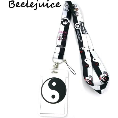 Danganronpa Hollow Knight Neck Strap Lanyard for keys lanyard card ID Holder Jewelry Decorations Key Chain for Accessories Gifts