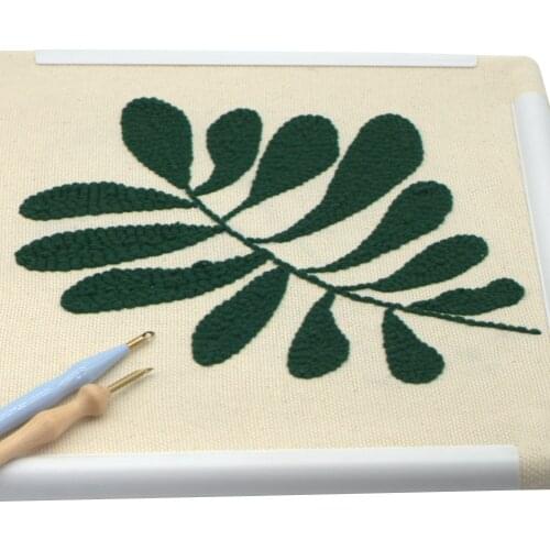 Magic Embroidery Pen Punch Needle Felting Threader Set Wooden Handle Table Cloths Craft Tools DIY Sewing NIN668