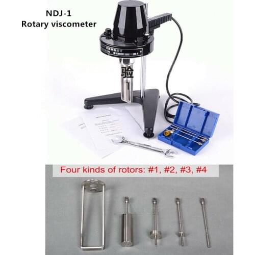 Rotational Rotary Viscometer Viscosity Tester Meter Fluidimeter NDJ-1 220V paint plastic adhesive viscosity meter