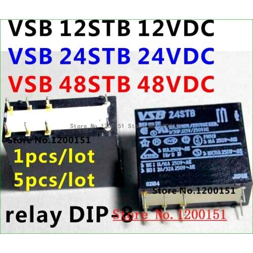 VSB 12STB 12VDC VSB 24STB 24VDC VSB 48STB 48VDC relay DIP-8