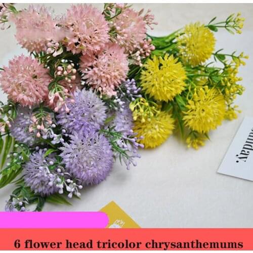 1pcs rose silk flower autumn dandelion gerbera daisy artificial flower plastic flower wedding home accessories ornaments bedroom