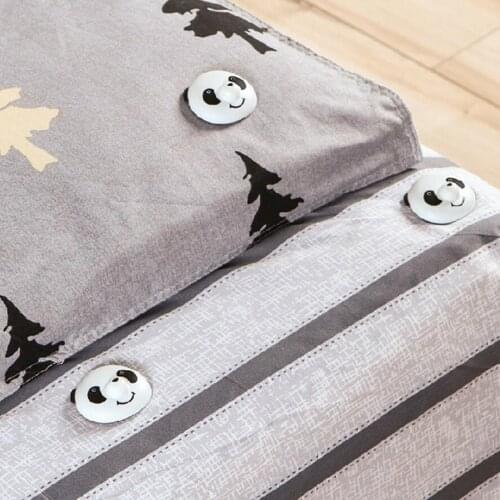 10PC Home Hotel Cartoon Quilt Fixator Blanket Pins Fixed Button Duvet Clips Bedding Fasteners Unclasp No Contain Magnets150gA