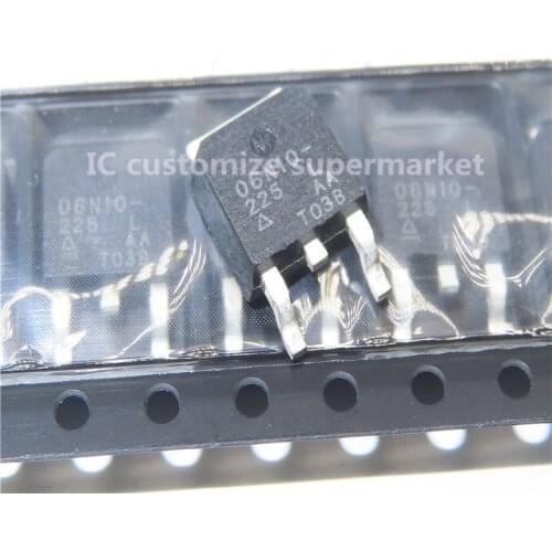 10PCS/LOT NWE 06N10-22 SUD06N10-225L TO-252 100V 6.5A SMD Transistor