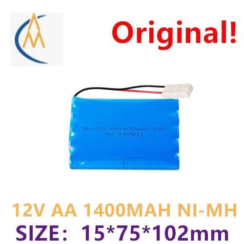 12V 1400mAh nickel cadmium battery pack aa5 rechargeable battery remote control electric toy lighting spot solar energy