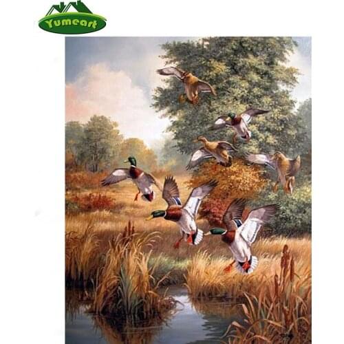DIY Diamond Painting Cross Stitch Pattern 5D Icon Diamond Embroidery bird landscape Mosaic Full Drill Home Decor Painting