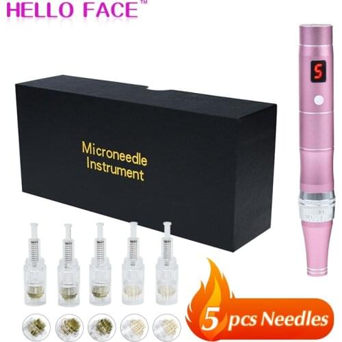 Electric Auto Derma Pen ULTIMA Korea Wireless LCD Screen Micro Needling Derma Rolling Machine Skin Care Beauty Meso Derma