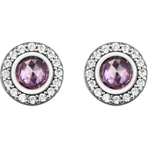 CKK 925 Sterling Silver Earrings Brilliant Legacy Stud Earrings for Women femme bijoux en argent 925 Silver Earring Jewelry