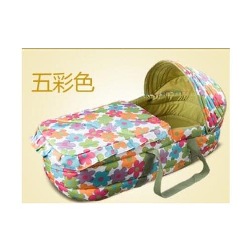 Toddler Sleeping Basket 0- 5 7 Month Baby Portable Sleeping Bed Infant Travel Bag For Mother Slicone Reborn Baby Doll Toy Basket