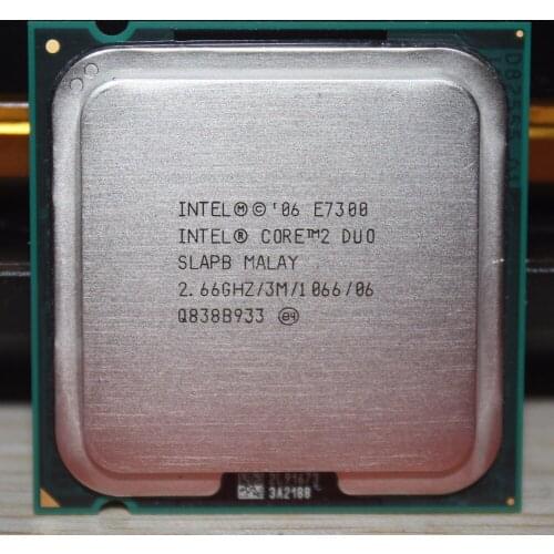 Original Intel CPU Core2 DUO E7300 CPU 2.66GHz LGA 775 3MB L2 Cache/ Dual-CORE