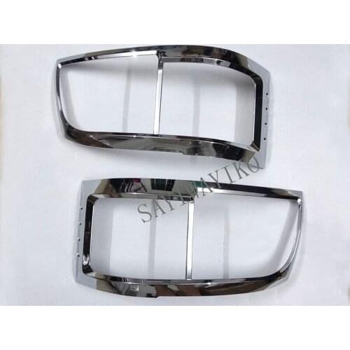 Pcs Chrome Headlight Cover Trim For Toyota Hiace 2005 2008 2011 Head Lamps Shell Frame Decoration Car Accessories