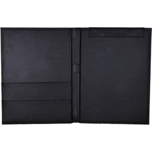 Pu Leather A4 Writing Clipboard Business Notepad Clip Boards Meeting Conference Document Organizer File Folders Paper Resume Sto