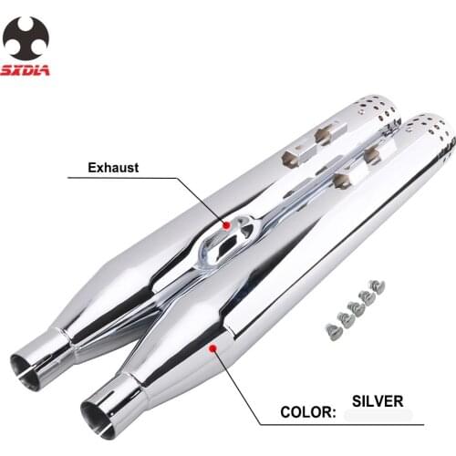 Motorcycle 4" Exhaust Pipe Tail Pipe For Harley Road King Electra Glide Street Road Glide Touring Bagger Models 1995-2016