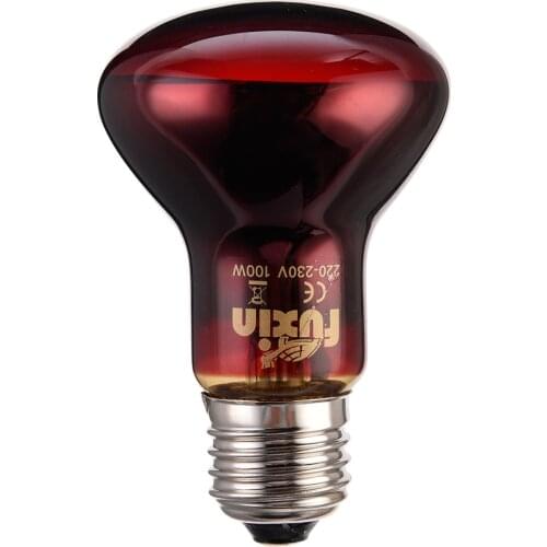 60W 75W 100w Pet Heating Lamp Heating Light Glass Emitter Heat Light Bulb Pet Brooder Reptile Lamp Amphibian Heating Lamp