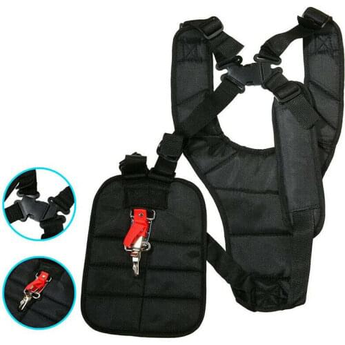 Adjustable Strimmer Double Breasted Shoulder Harness Strap For Brush Cutter Mower Trimmer Padded Belt Garden Protection Panel