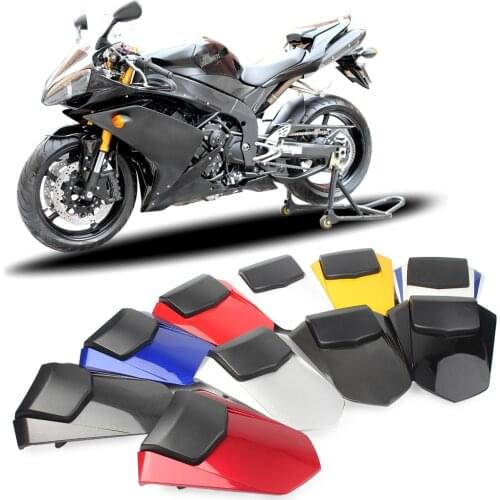 Motorcycle Rear Pillion Passenger Cowl Fairing ABS Seat Back Cover For Yamaha YZF R1 2007 2008 / YZF-R1 07 08