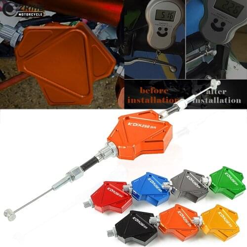 Motocross Parts Stunt Clutch Pull Cable Lever Replacement Easy System For Kawasaki KDX125SR KDX 125SR KDX 125 SR 1990-1999