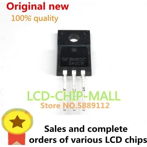 1PCS SIF8N60C SIF8N60 TO-220F in stock 100%good